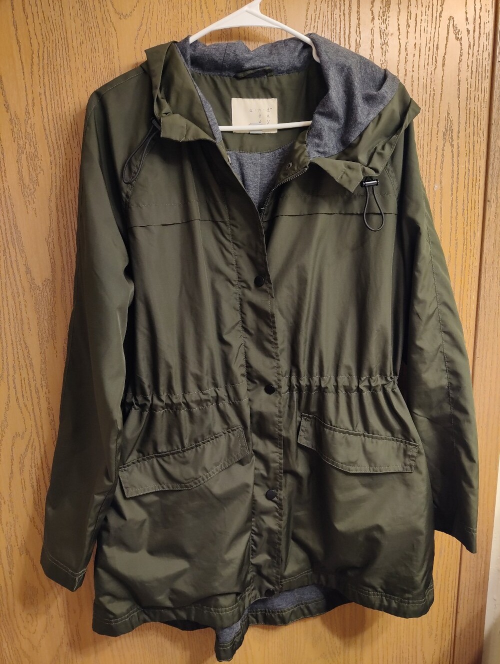 a new day Olive Green Hooded Utility Jacket
